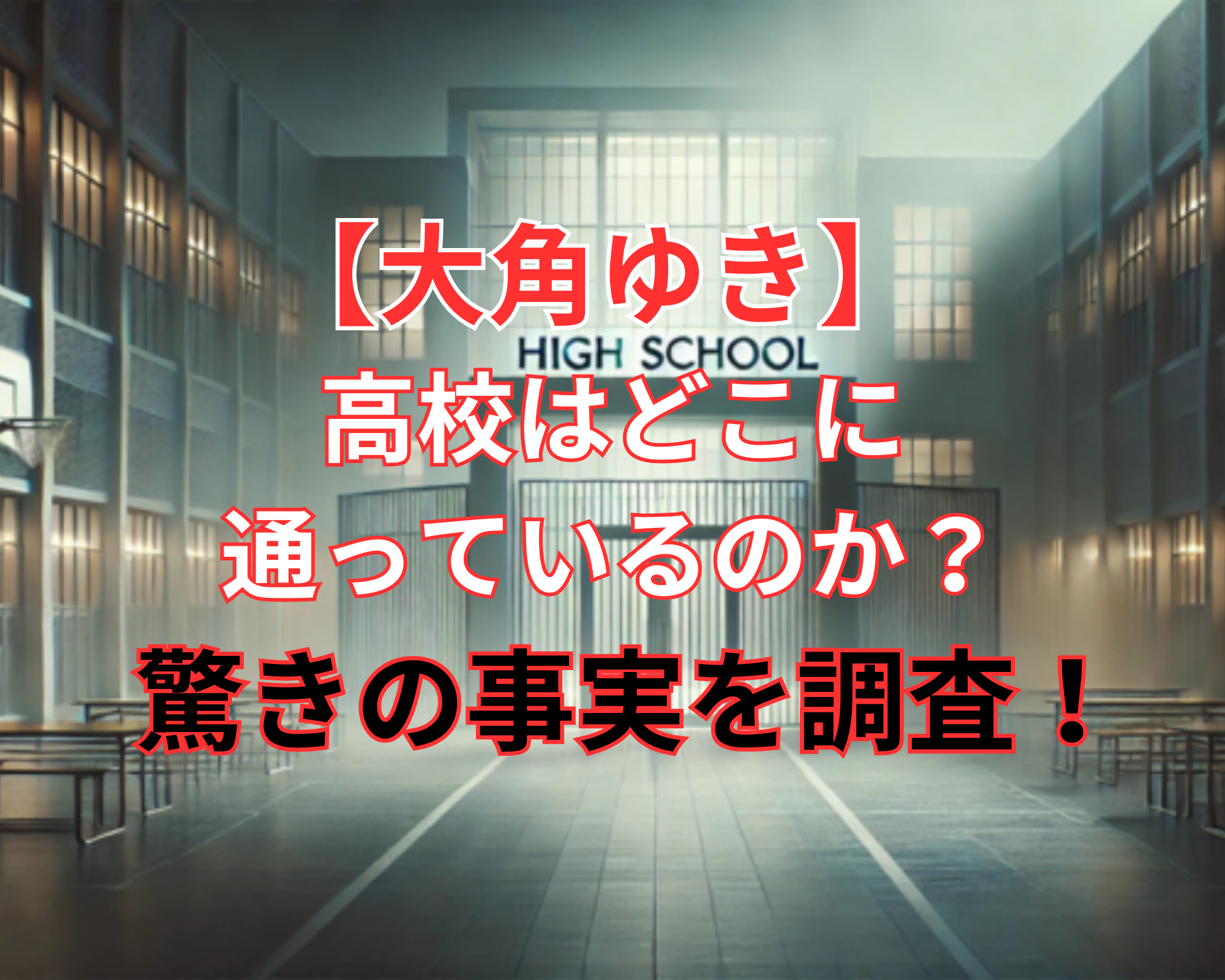 大角ゆき 高校
